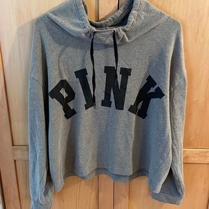 Juniors SZ Large funnel neck PINK top